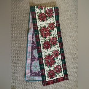 Vintage Christmas table runner